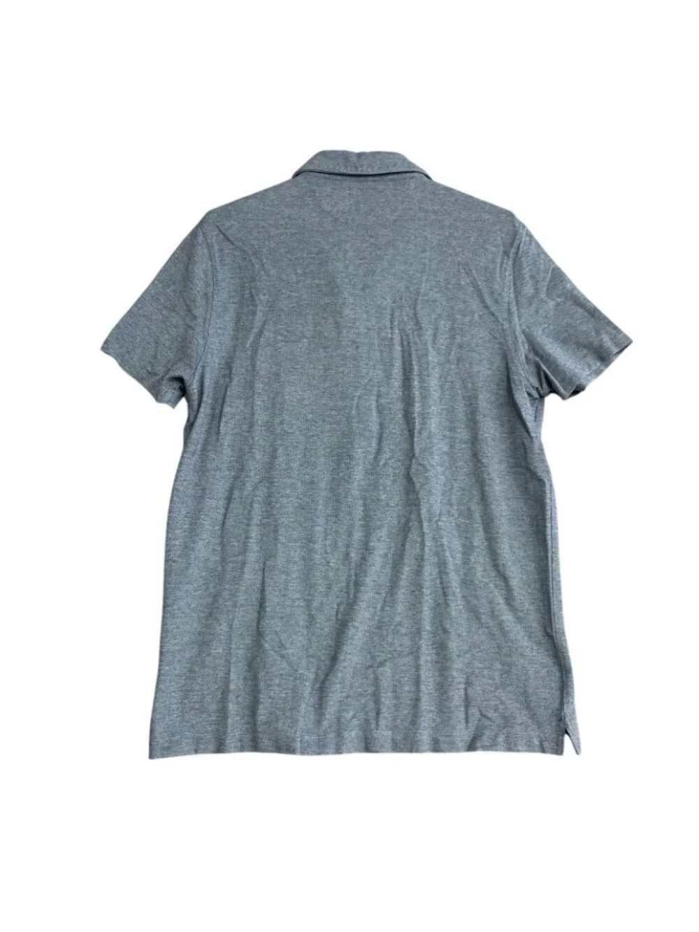 Banana Republic Men's L Gray Performance Pique Polo Shirt B1216